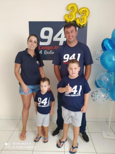  Campo Abeto FM comemorou com os ouvintes, 33 anos com programaÃ§Ã£o especial